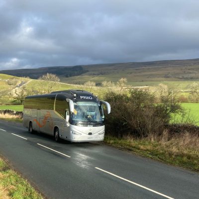 one of our Driver doing a job in the lack distric with amazing scenery